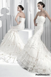 Узкие длинные свадебные платья 2011